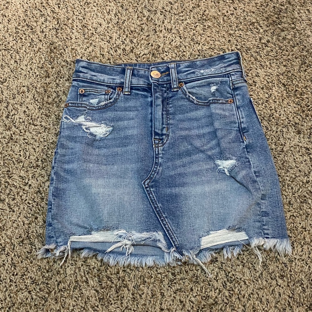 American Eagle Denim Mini Skirt